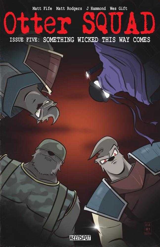 Otter Squad #5 Cover B J Hammond The Boys Homage Bagged With Trading Card Variant