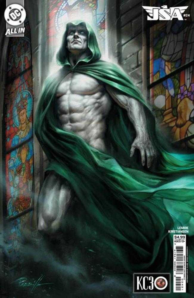 JSA #24 Cover C Lucio Parillo Kingdom Come 30 Th Anniversary Card Stock Variant