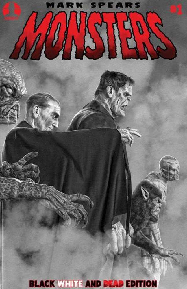 Mark Spears Monsters #1 7 Th Printing Black White & Dead Edition Cover A Mark Spears Blood Seekers