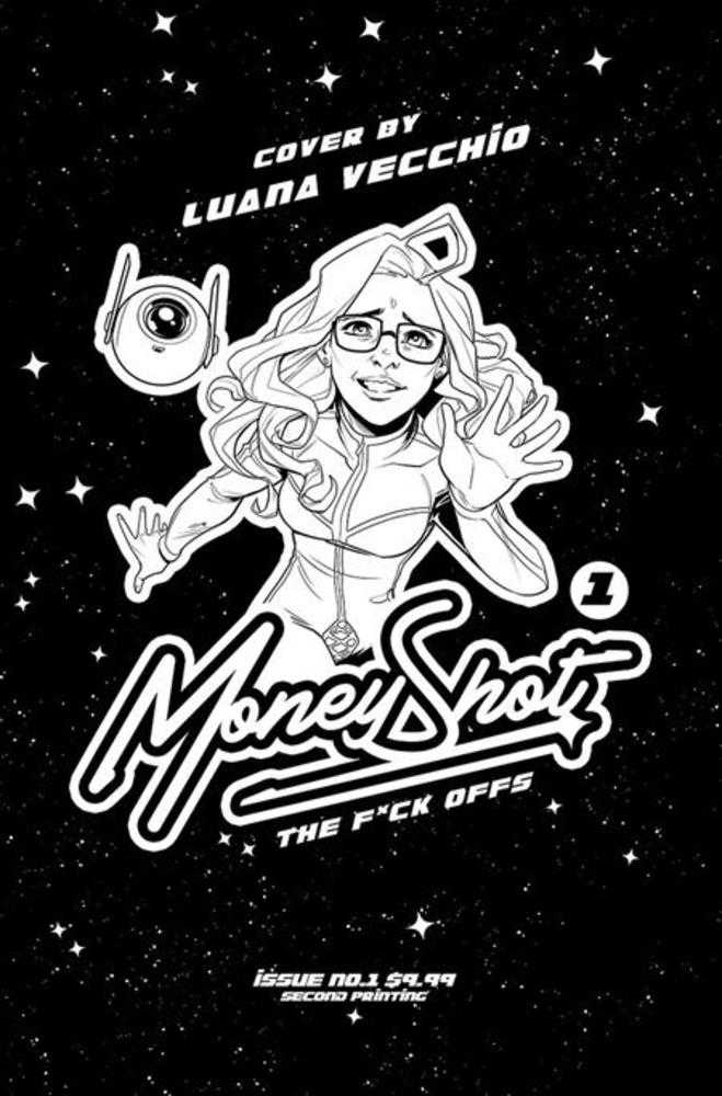 Money Shot The F* Offs #1 (Of 5) 2nd Printing Cover D Luana Vecchio Nsfw Black Bag Variant (Mature)
