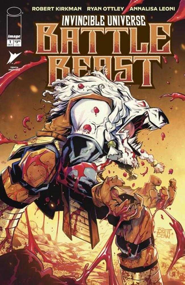 Invincible Universe Battle Beast #1 10 Th Printing Cover C Brett Bean Variant