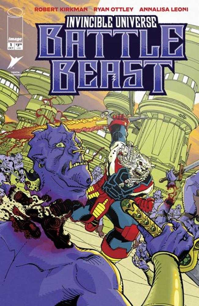 Invincible Universe Battle Beast #1 10 Th Printing Cover H Cully Hamner Variant