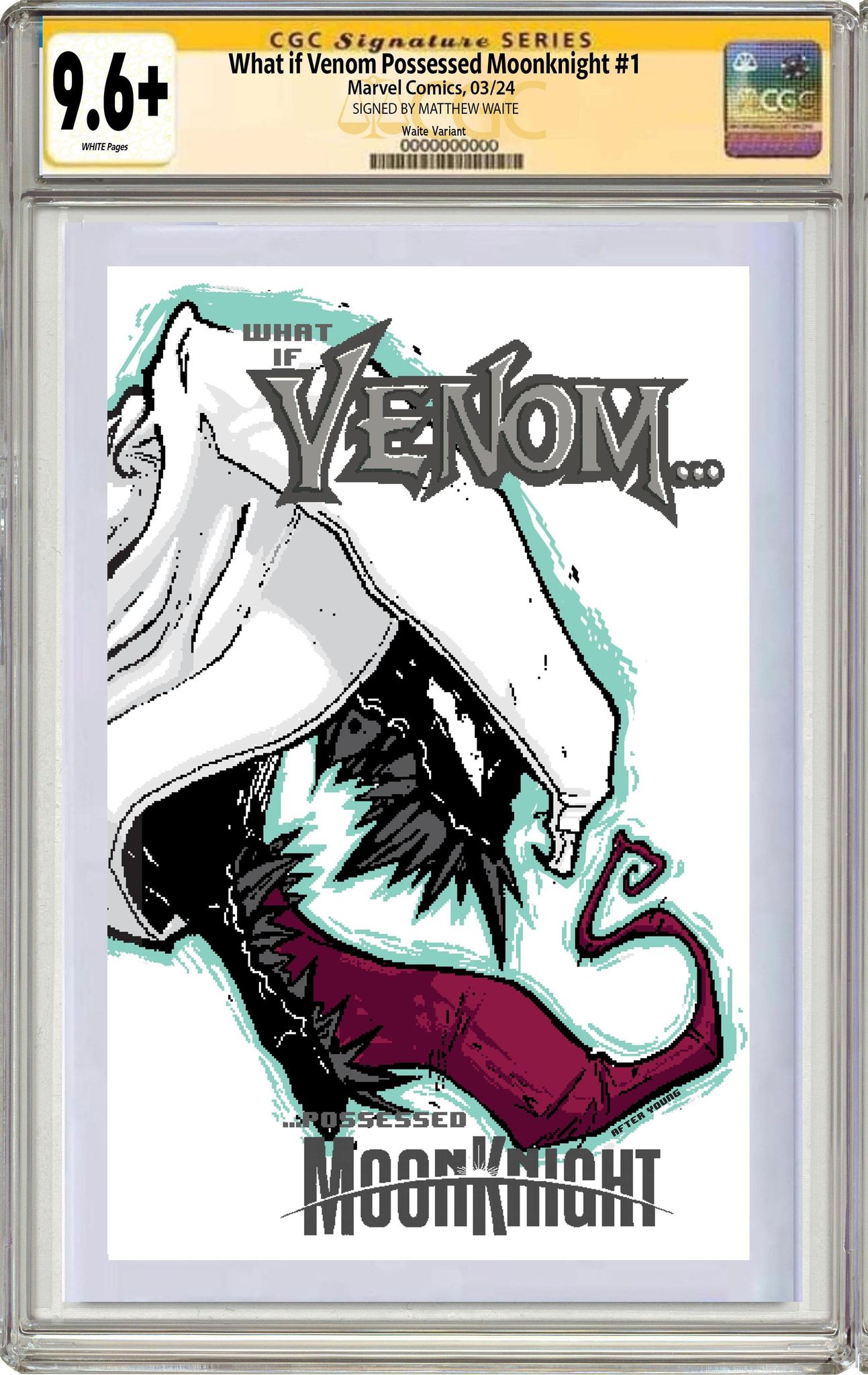 WHAT IF VENOM #5 | Matthew Waite Skottie Young Homage Variant