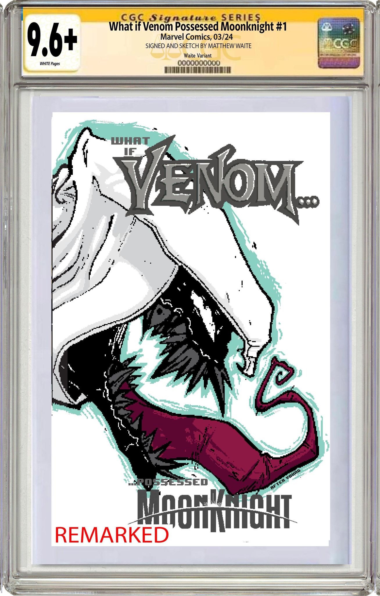 WHAT IF VENOM #5 | Matthew Waite Skottie Young Homage Variant