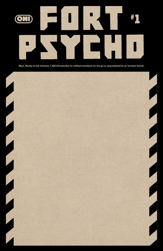 Fort Psycho #1 Cover E Blank Sketch Variant