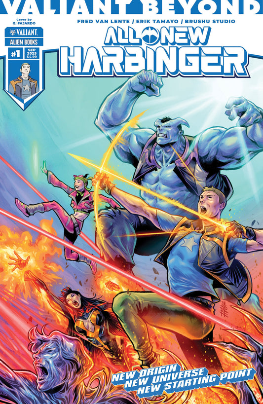 Valiant Beyond: All New Harbinger #1 Variant B (Fajardo Wraparound Variant)