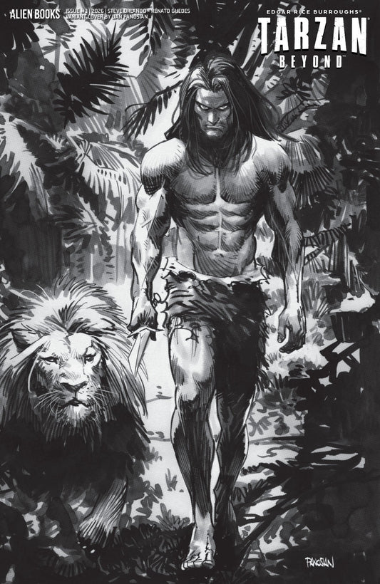 Tarzan Beyond #3 Variant D (Panosian Black & White)