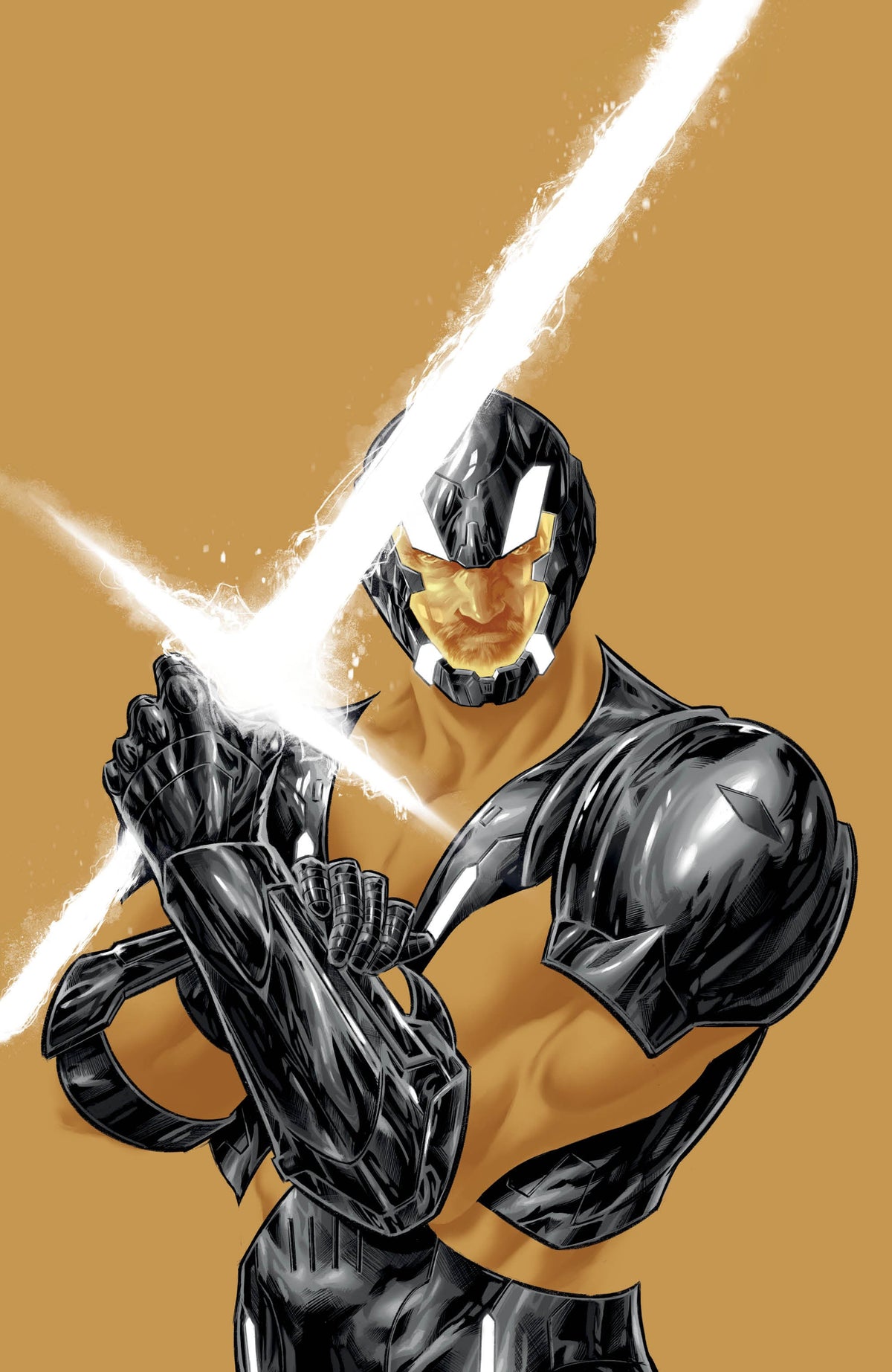 X O Manowar: Black, White & Gold #1 Variant C (Fajardo Full Art)