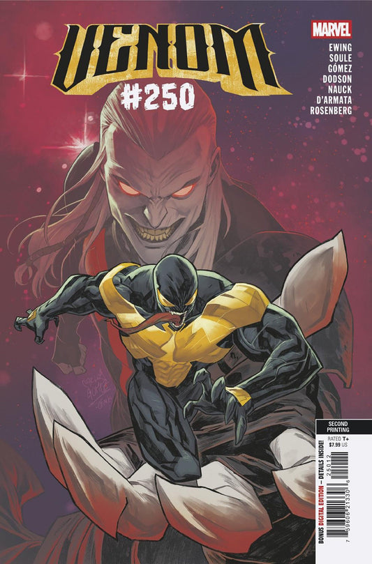Venom #250 Carlos Gomez 2 Nd Printing Variant