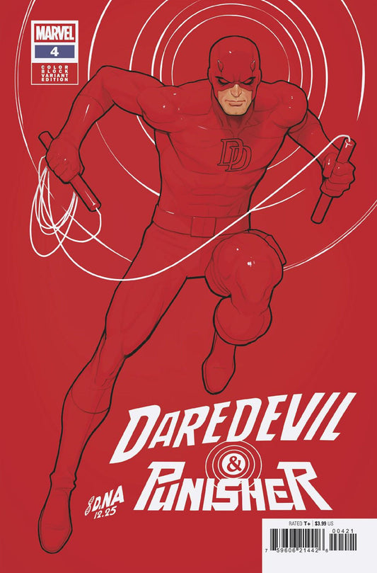 Daredevil/Punisher: The Devil's Trigger #4 David Nakayama Color Block Red Variant