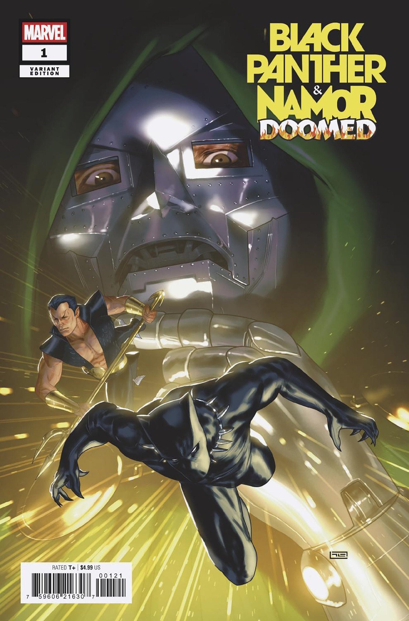 Black Panther/Namor: Doomed #1 Taurin Clarke Variant