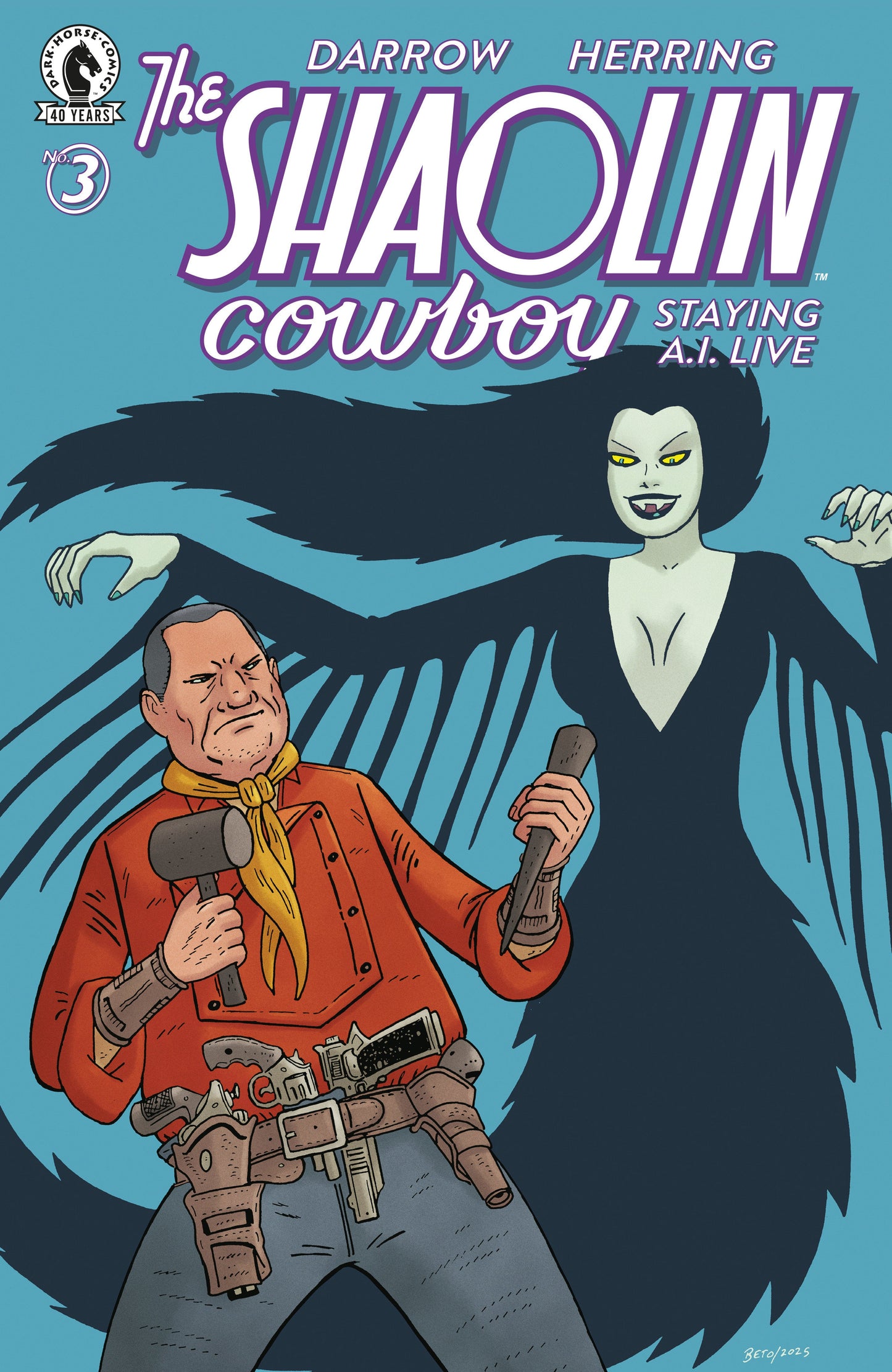 Shaolin Cowboy: Staying A.I.Live #3 (Cover C) (Gilbert Hernandez)