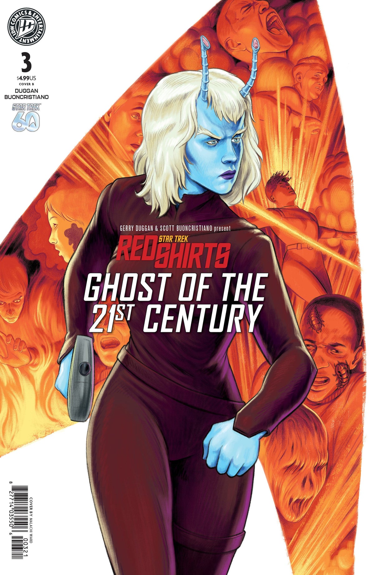Star Trek: Red Shirts  Ghost Of The 21st Century #3 Variant B (Ward)