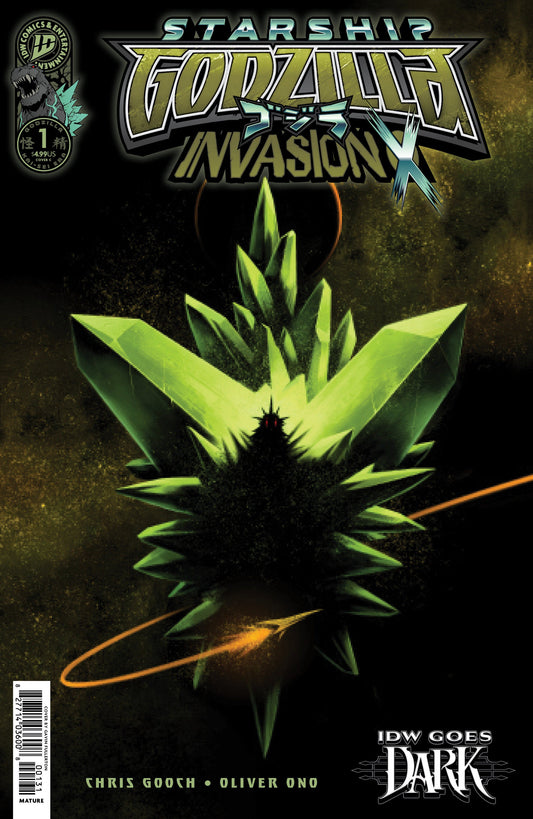 Starship Godzilla: Invasion X [Kai Sei Era] #1 Variant C (Fullerton Idw Goes Dark Variant)