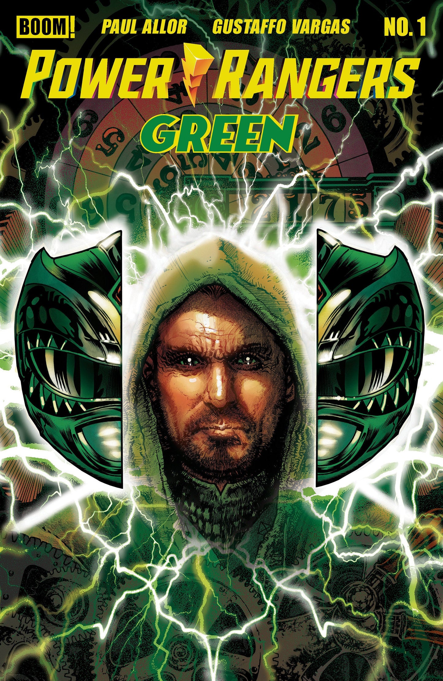 Power Rangers Green #1 Zb 2nd Print (Dressed, Harris)
