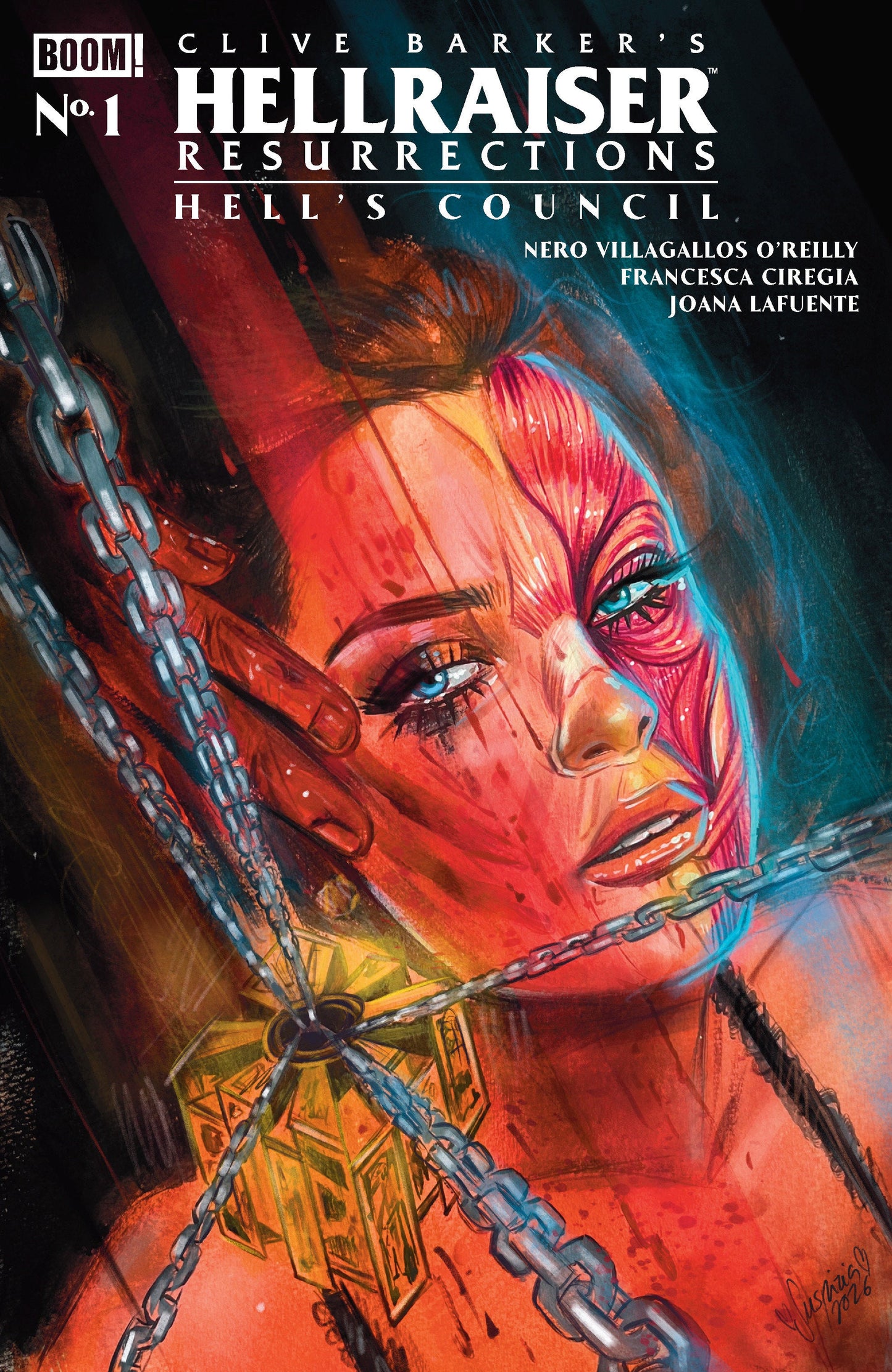 Hellraiser: Resurrections   Hell's Council #1 G Foc Reveal Variant (Dressed, Vilchez)