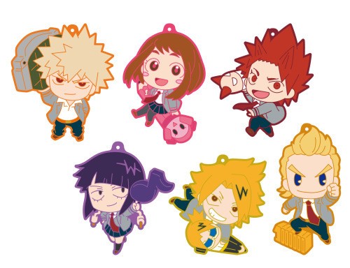 MY HERO ACADEMIA RUBBER MASCOT V02 COLLECTION BOX B