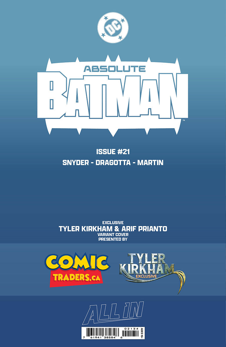 ABSOLUTE BATMAN #21 TYLER KIRKHAM EXCLUSIVE BATTLE DAMAGED DEATHSTROKE VAR (06/17/2026)