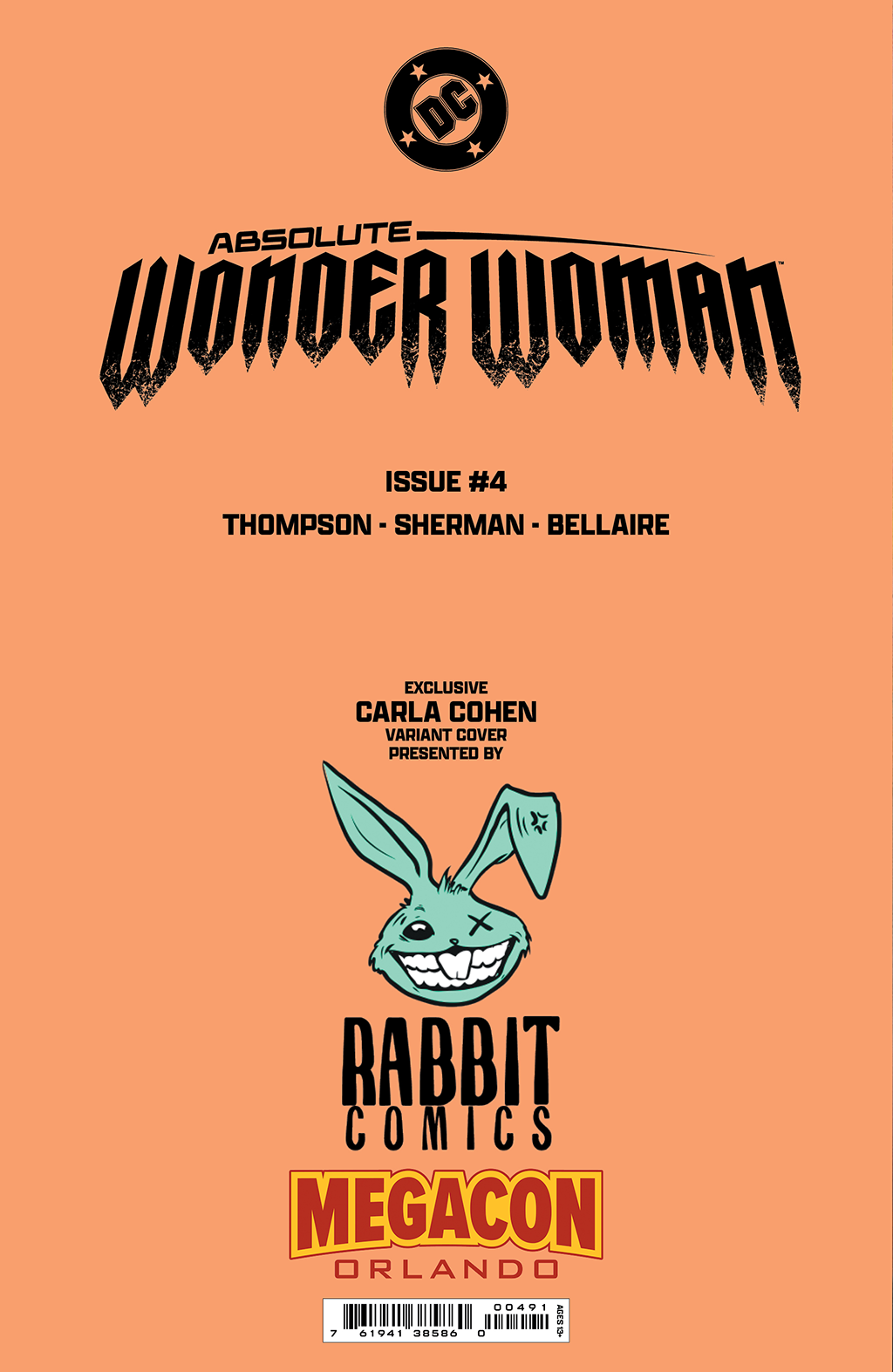 Absolute Wonder Woman #4 | Carla Cohen Megacon 2025 Foil Exclusive Variant