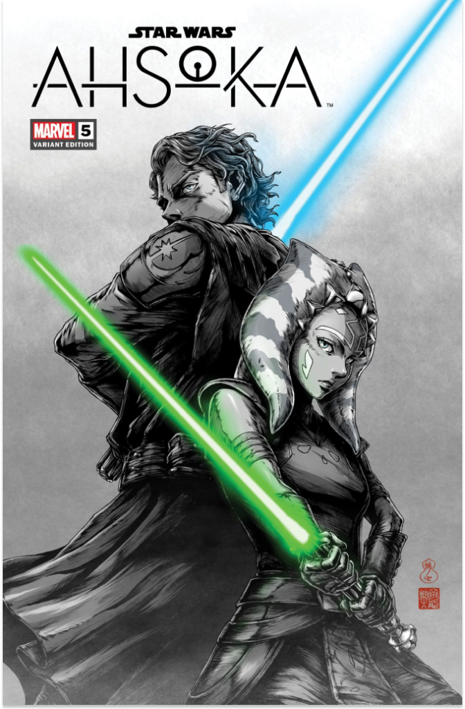 STAR WARS AHSOKA | TAKASHI OKAZAKI LIMITED TRADE EDITION (ISSUES 1-8 SET)