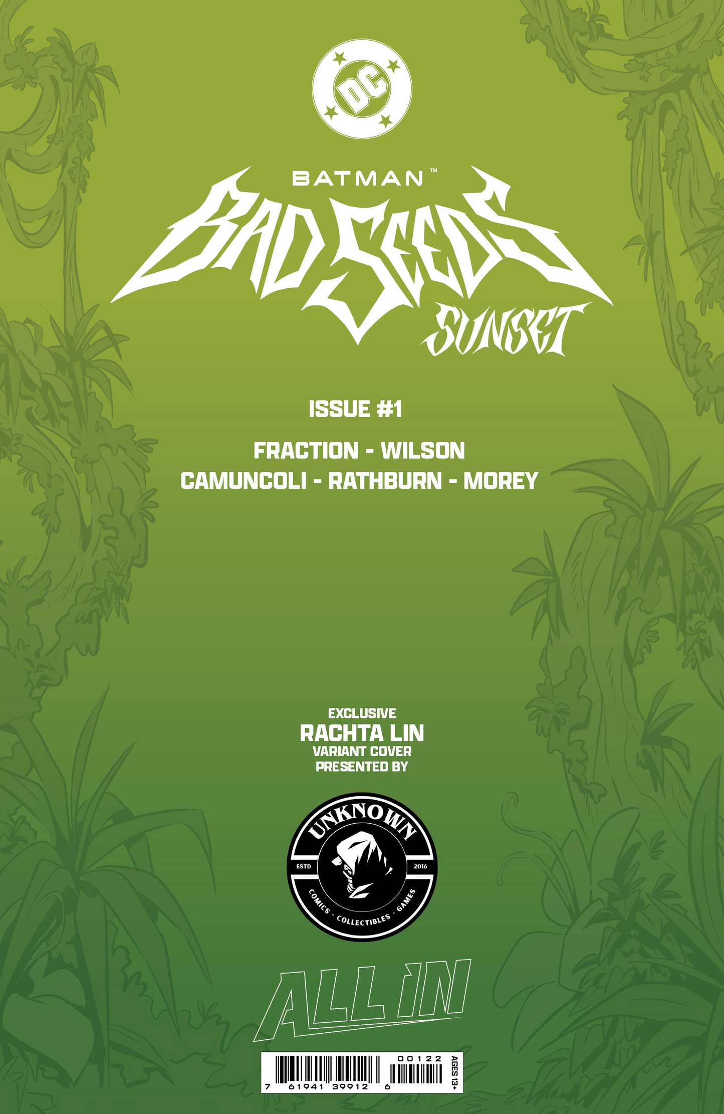 [FOIL] BATMAN BAD SEEDS SUNSET #1 RACHTA LIN EXCLUSIVE VIRGIN VAR (08/26/2026)(09/02/2026)