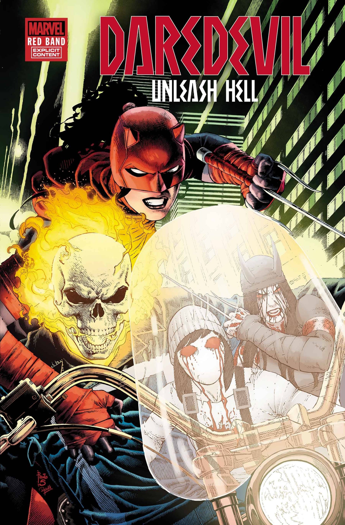 DAREDEVIL UNLEASH HELL RED BAND #4 (OF 5) (POLYBAG)