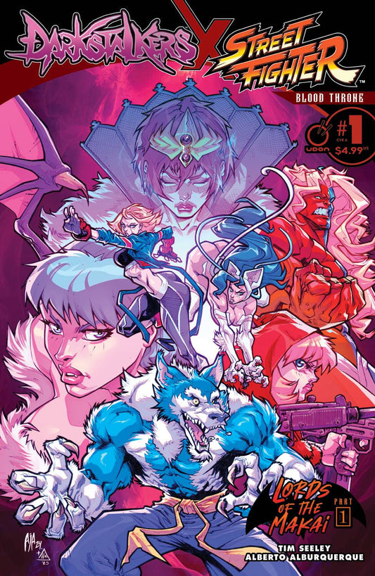 DARKSTALKERS X STREET FIGHTER BLOOD THRONE #1 CVR A (C: 0-1-