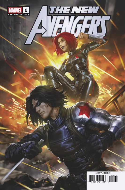 NEW AVENGERS #1 DERRICK CHEW BLACK WIDOW VAR A