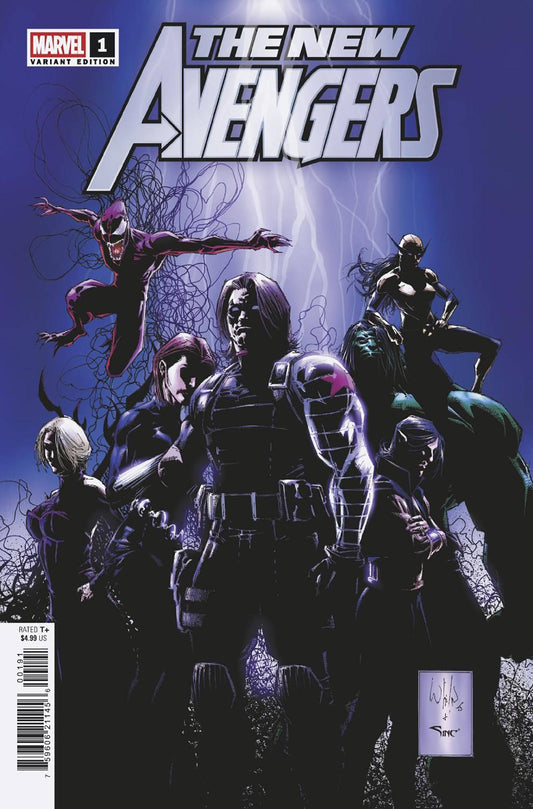 NEW AVENGERS #1 WHILCE PORTACIO SPOILER HOMAGE VAR