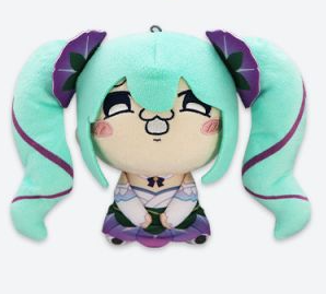 HATSUNE MIKU - MOCHIPIKO PIAPRO FURYU MINI PLUSH