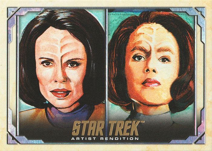 2021 Women of Star Trek Art & Images Artist's Rendition Triple Art Card AR15 B'Elanna Torres