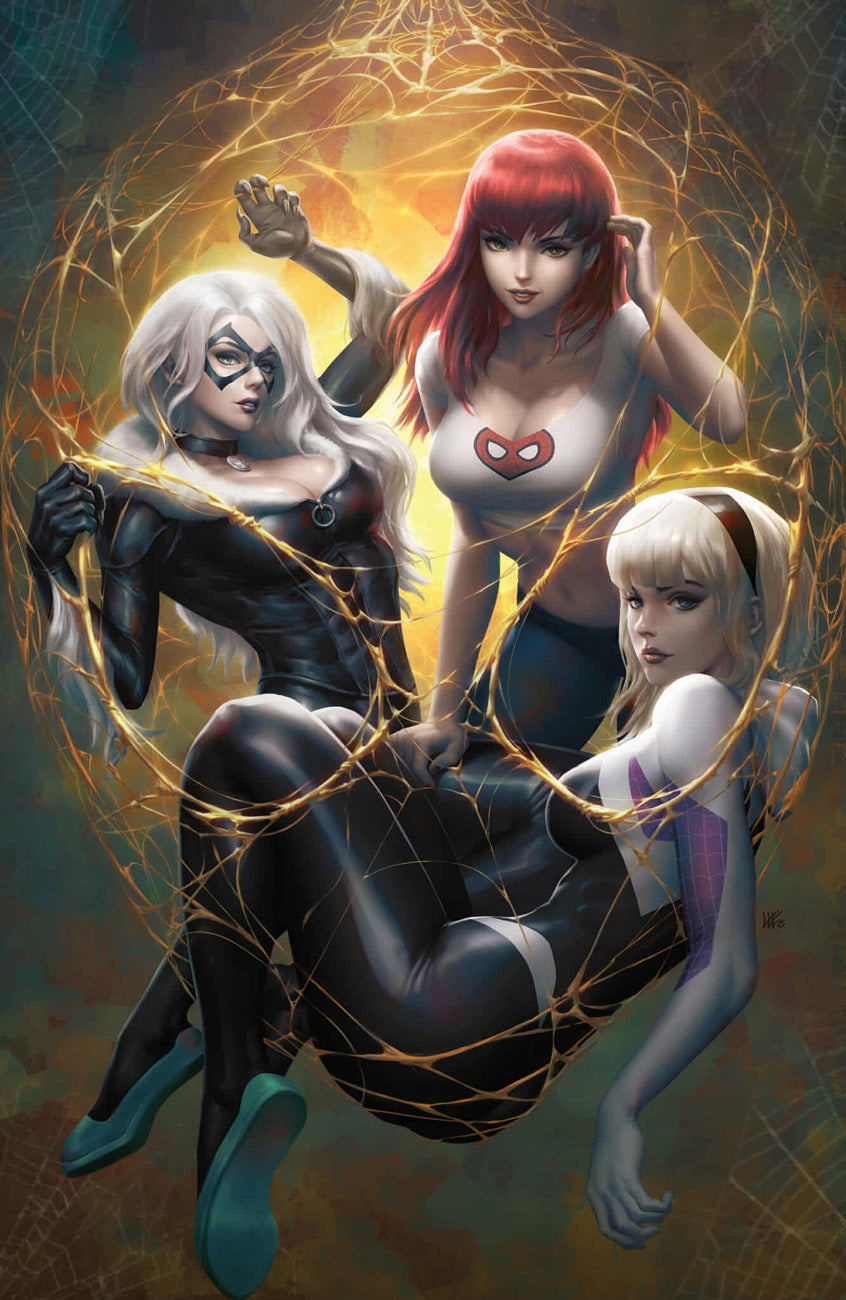 Amazing Spider-Man #13 Kendrick Lim NYCC GOLD WEB Virgin Variant