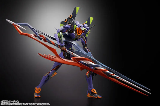 NEON GENESIS EVANGELION - EVANGELIOIN TEST TYPE-01 (UNIT-01) 30TH WITH THE SPEAR OF GAIUS TAMASHII NATIONS METAL BUILD FIGURE