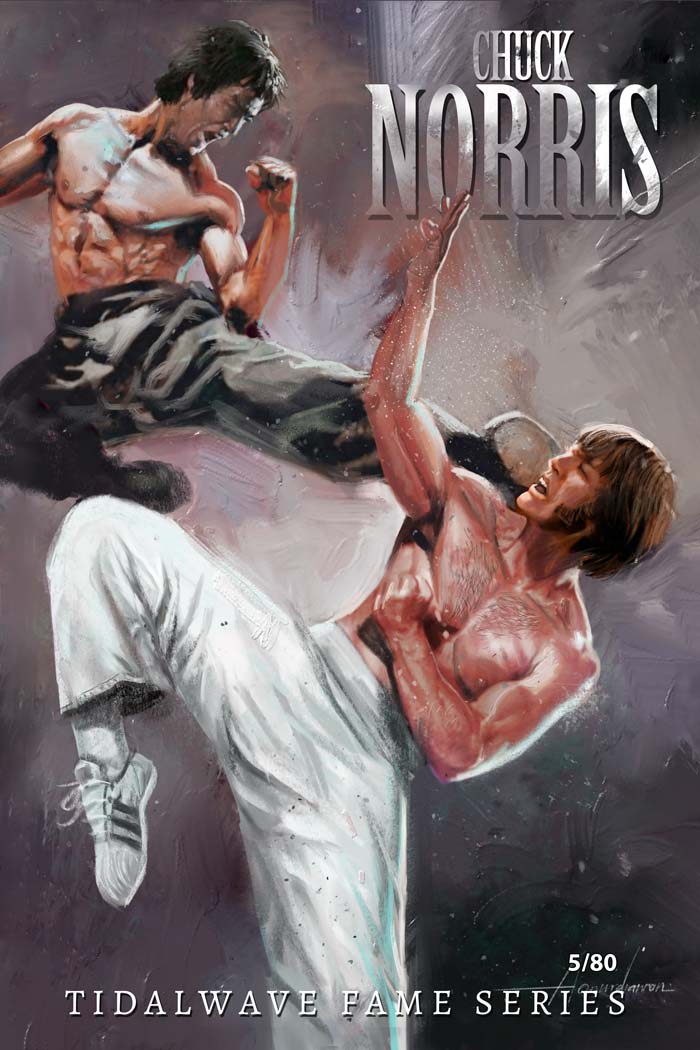 Chuck Norris #1 Rudy Ao CBQ (The Way of the Dragon) Trade Variant LTD 80