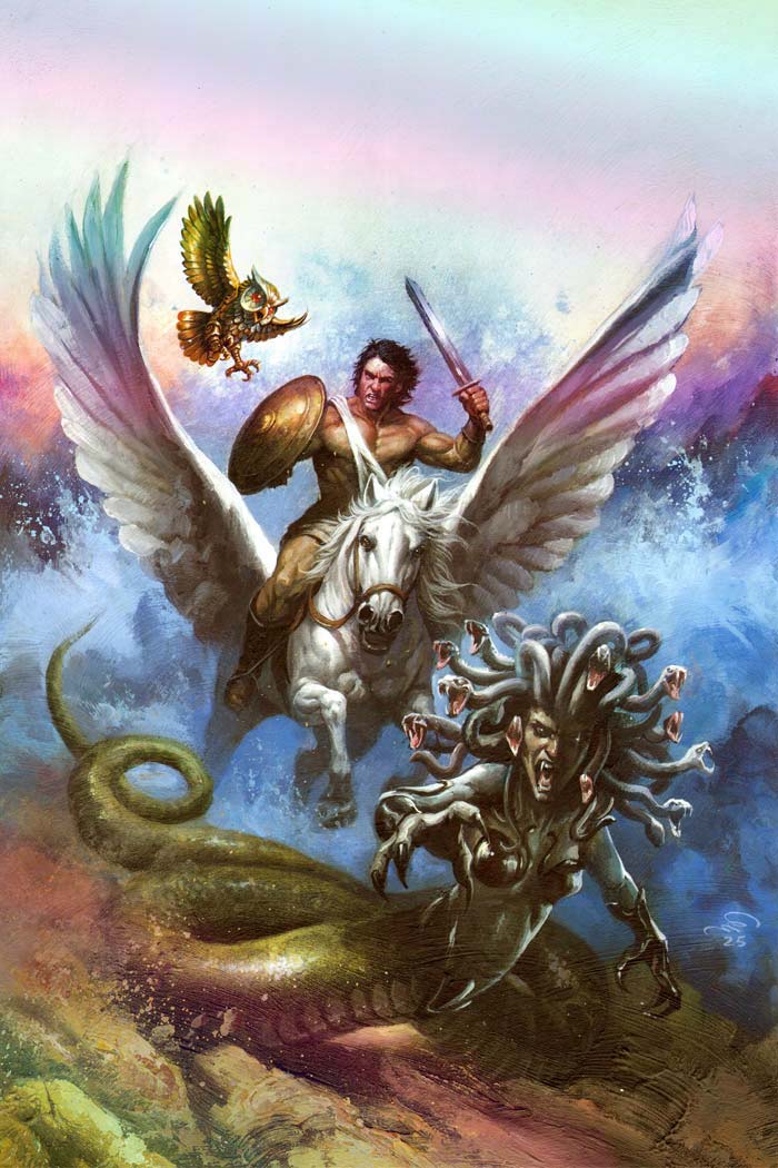 Wrath of the Titans #1 Humam Qutub Secret Virgin Foil Variant LTD 20